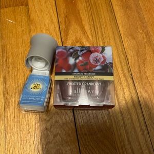 NEW!! Bath and body works plug and scent wallflowers